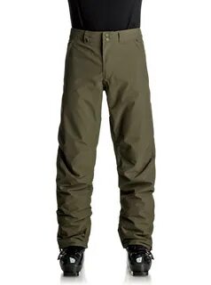 Мужские сноубордические штаны quiksilver хаки