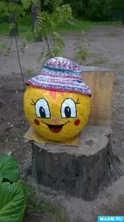 Сделать колобка своими руками для сада
