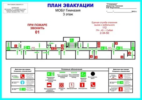 План гимназии