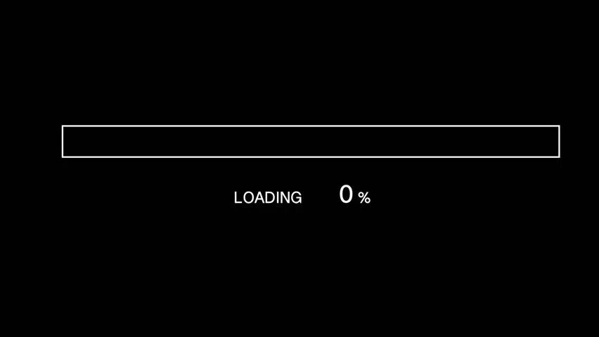 Загрузка. Заставка loading. Загрузка для монтажа. Анимированный loading Bar.