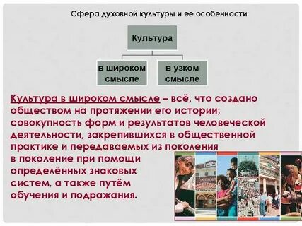 Культура в узком смысле обществознание