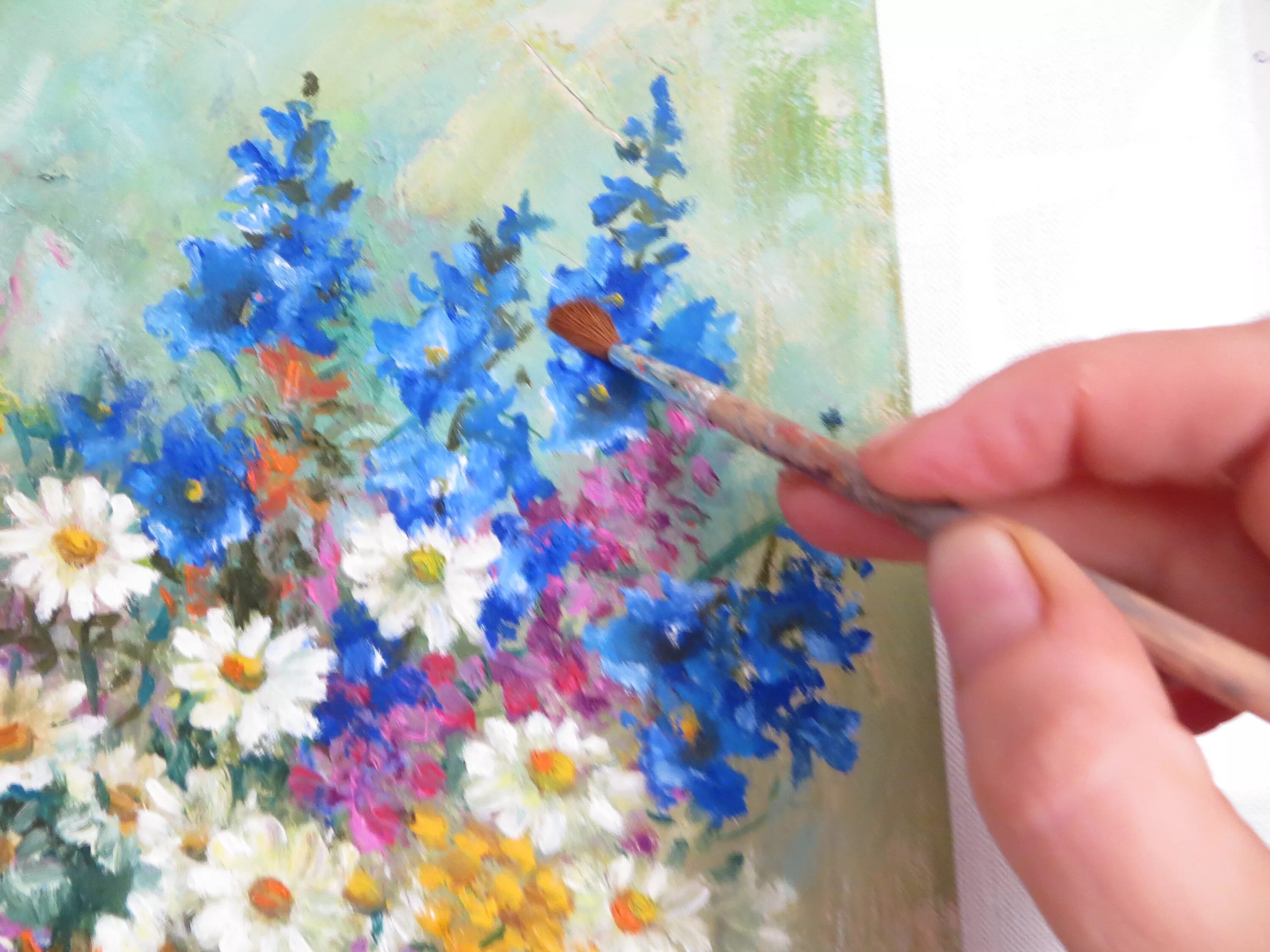 Рисовать маслом поэтапно. Рисование цветов красками. Цветы гуашью для начинающих. Рисование красками цветы. Рисование цветов акриловыми красками.