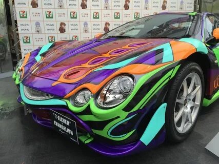 Colorful cars