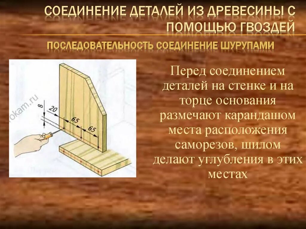 Технология сборка практическая работа. Соединение деталей из древесины. Технология соединения деталей. Соединение гвоздями древесины. Соединение деталей из древесины с помощью гвоздей.