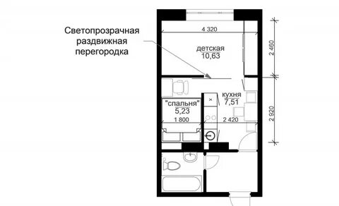 Планировка квартиры 33