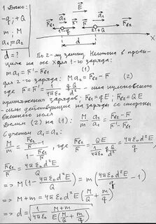 Два точечных заряженных тела зарядами