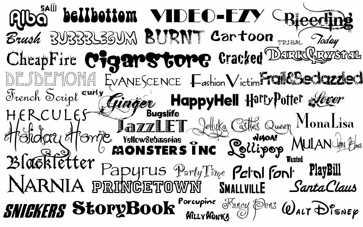 Font picture