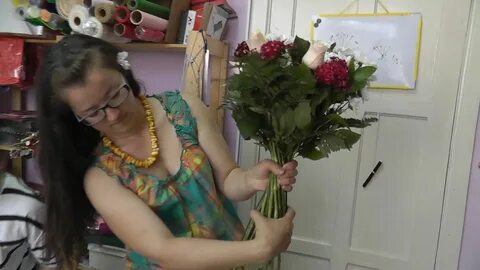 Мастер класс по сборке букетов