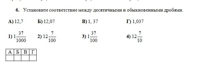 37 1.3. Установите соответствие между десятичными и обыкновенными дробями. Соответствия между обыкновенными и десятичными дробями.. Соответствие обычных и десятичных дробей. Соответствие между обычными и десятичных и дробями.