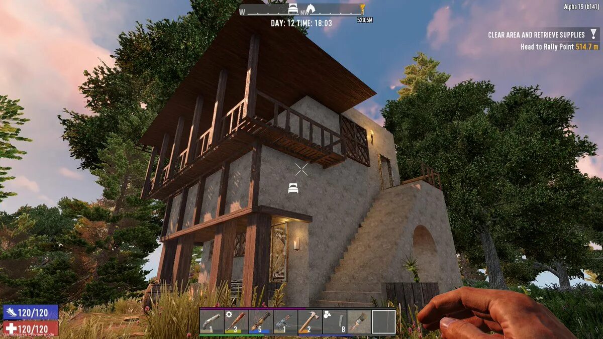 7 days to alpha. 7 days to die база. 7 days to die красивая база. красивый дом в 7 days to die.