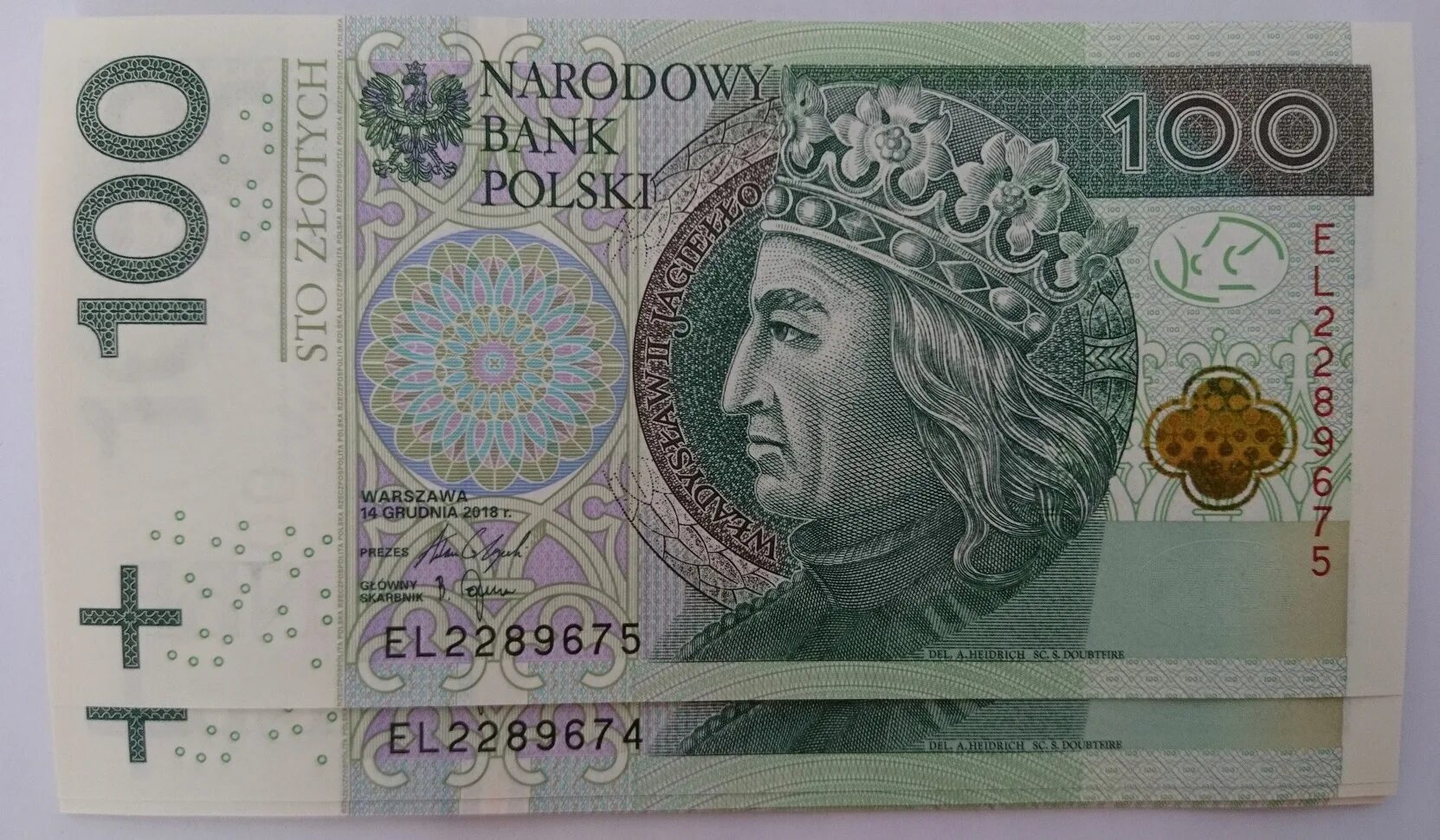 Польская банкнота 100 злотых. 100 Злотых 1994