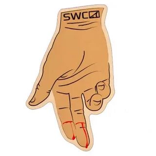 Sticking finger