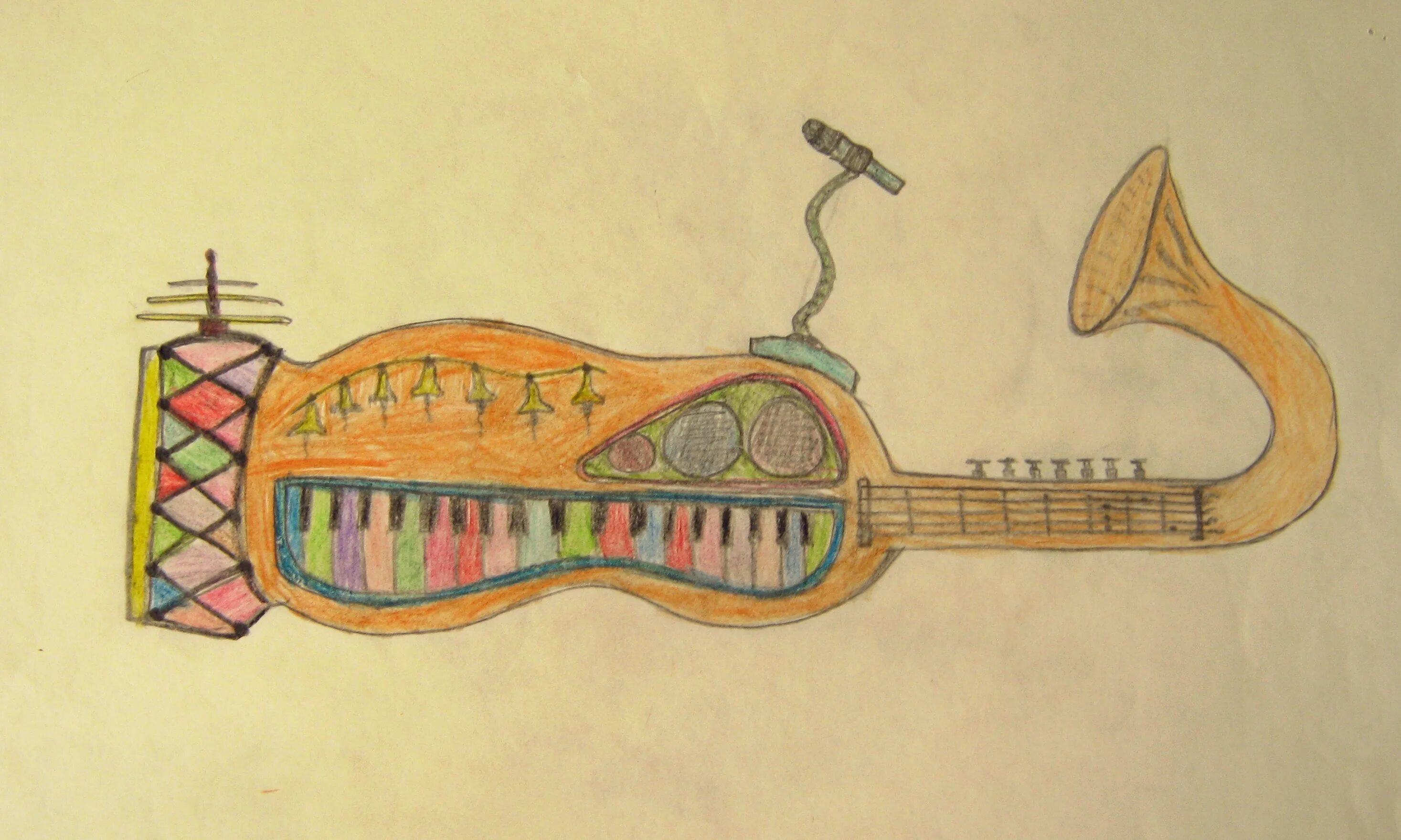 Музыкальные инструменты дома. Необычные музыкальные инструменты. рисование музыкальные инструменты. музыкальные инструменты рисунки. детский рисунок музыкального инструмента.