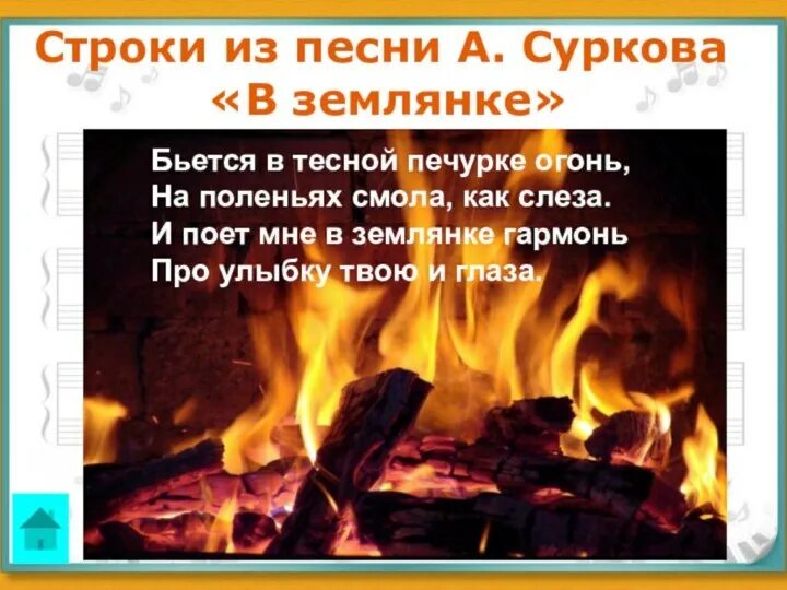 Вьется в тесной печурке огонь текст песни. Бьется в тесной печурке огонь на поленьях смола как слеза. Огонь в печурке. Бьётся в тесной печурке. Сурков бьется в тесной печурке огонь.