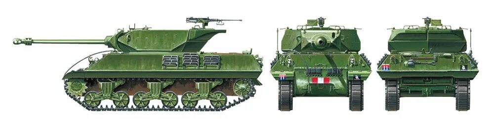 35366 Tamiya 1/35 British m10 IIC Achilles. M10 Achilles. Ахиллес пт САУ. САУ Ахиллес Англия.