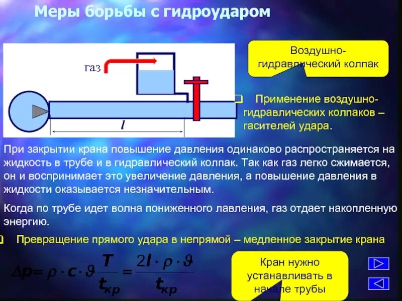 Почему вода поднимается вверх в трубах водопровода. Гидравлический удар в трубопроводах. гидравлический удар в трубах. причины гидравлического удара. гидравлический удар гидравлика.