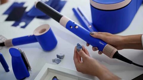 Стайлер dyson hs05 long blue blush