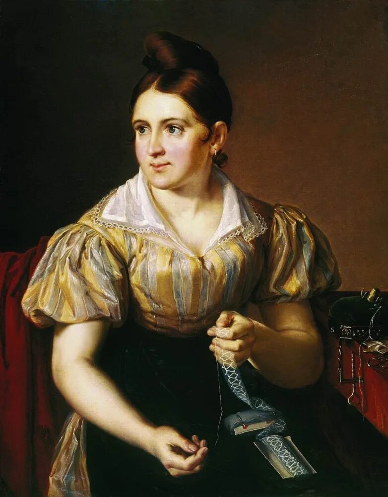 Тропин картины. В а тропинин 1830.