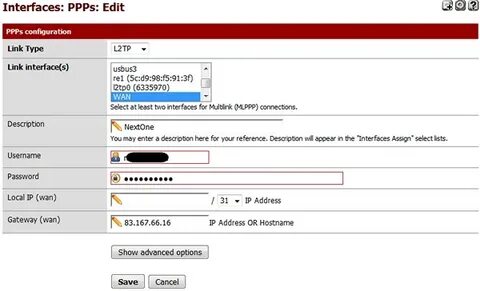 L2tp pfsense