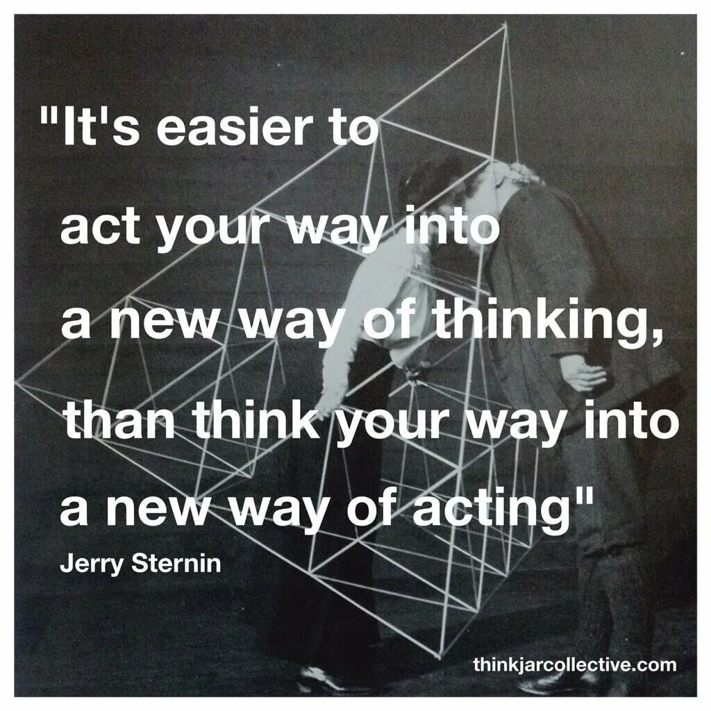 To think in this way