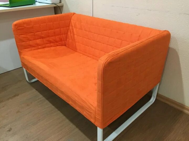 Диван на кухню икеа. Диван икеа оранжевый КНОППАРП. Поролоновый диван икеа. Оранжевый диван икеа Размеры.