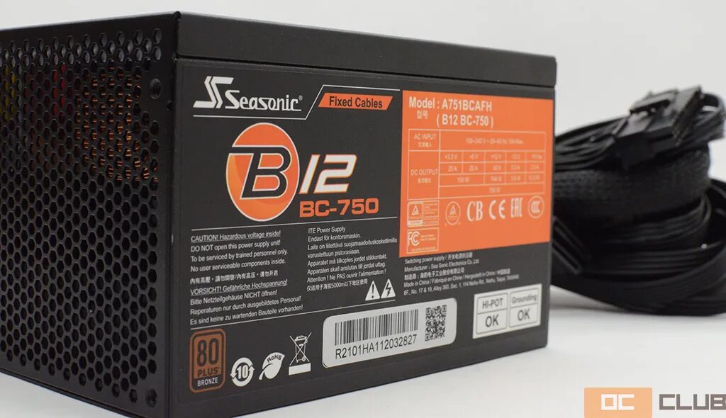 Bc 12 5. Seasonic b12 BC-750. Seasonic b12 750 Bronze BC-750. GC 750 Seasonic. Seasonic BC-12,750w.