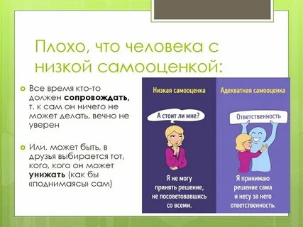 Что делать если низкая самооценка
