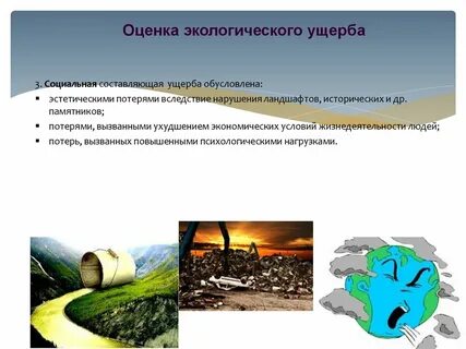 Виды вреда окружающей среде