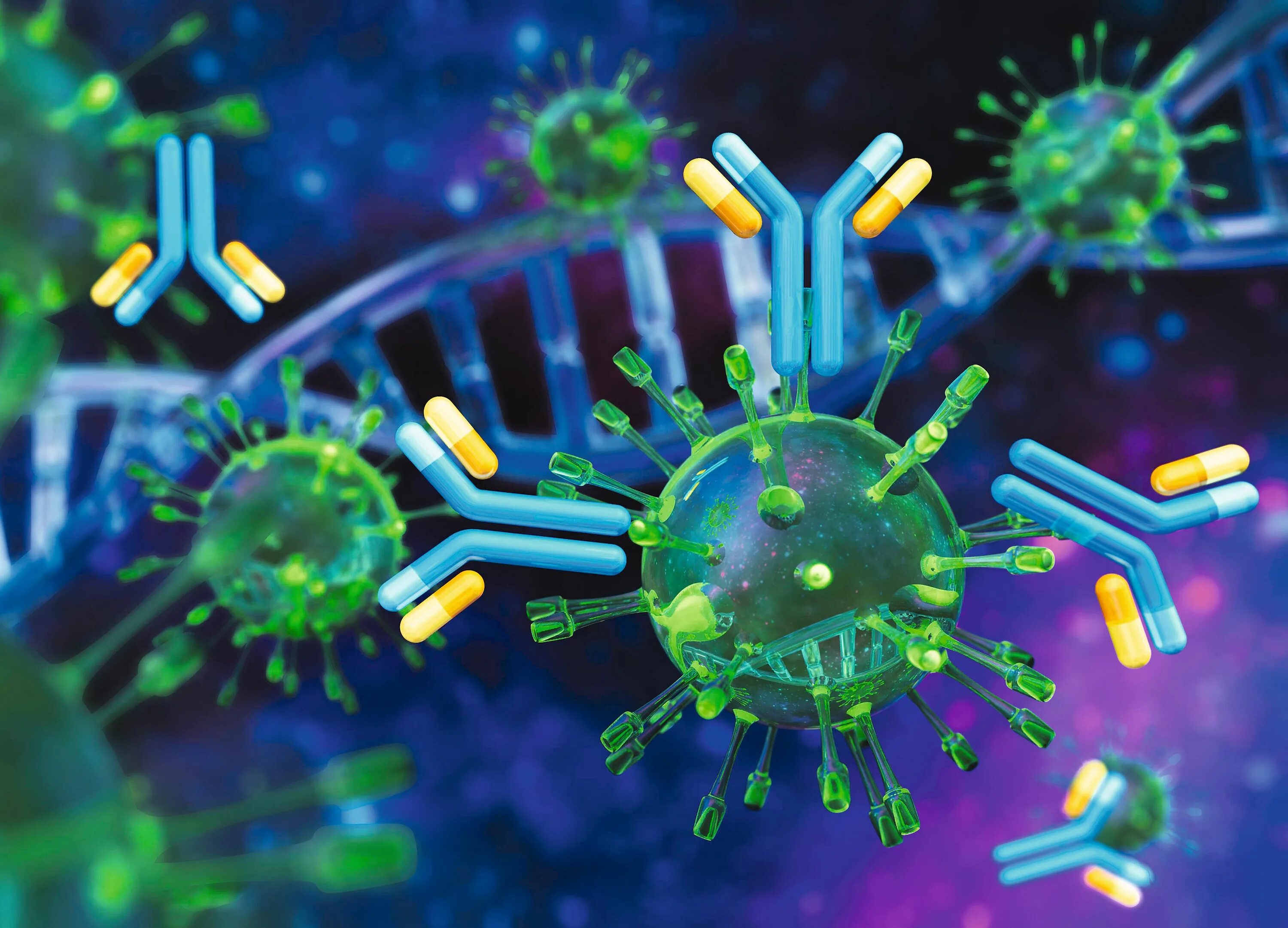 Много новых вирусов. Антитела под микроскопом. Вирус герпеса иммунология. Антиген под микроскопом. Антитела фото.