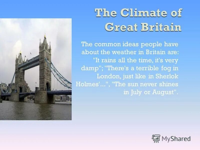 Climate of great britain