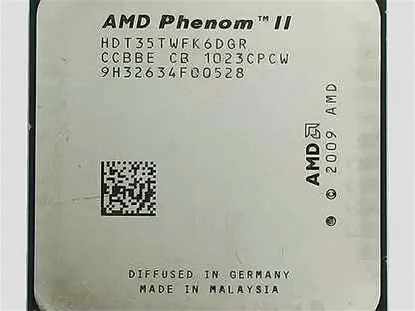 AMD Phenom II x6 1035t.