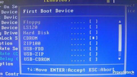First boot