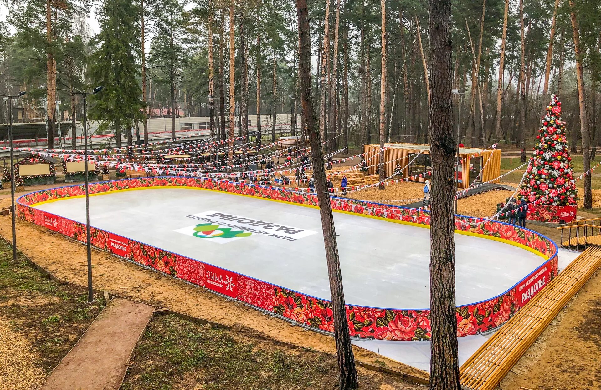Парк раздолье деревня раздоры. Каток парк раздолье одинцово. парк раздолье рублево успенское шоссе. парк раздолье одинцовский район каток. раздоры московская область парк.