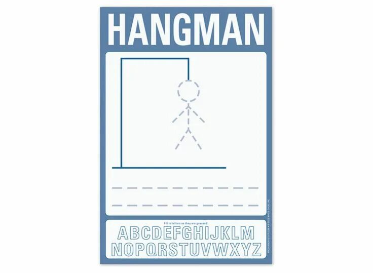 Hangman game. Hangman game for Kids. Hangman Template.