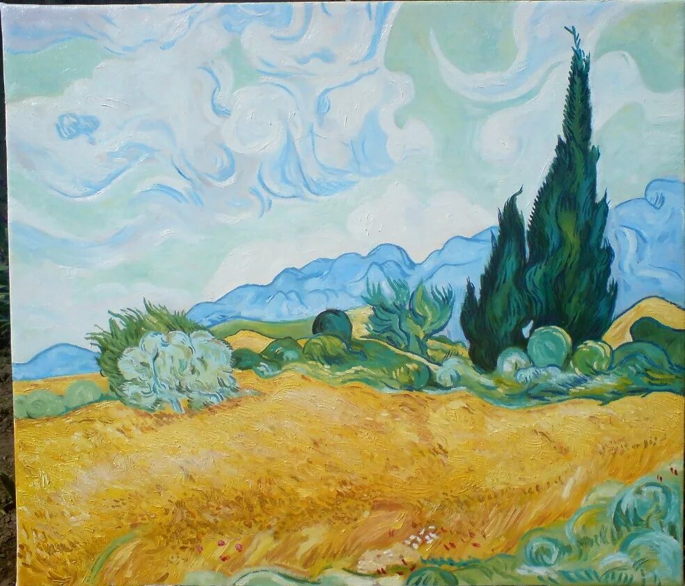 Ван гог пшеничное поле. Ван гог "поле". Ван гог поле с кипарисами. Кипарисы, 1889, ван гог. Поле с кипарисами ван.