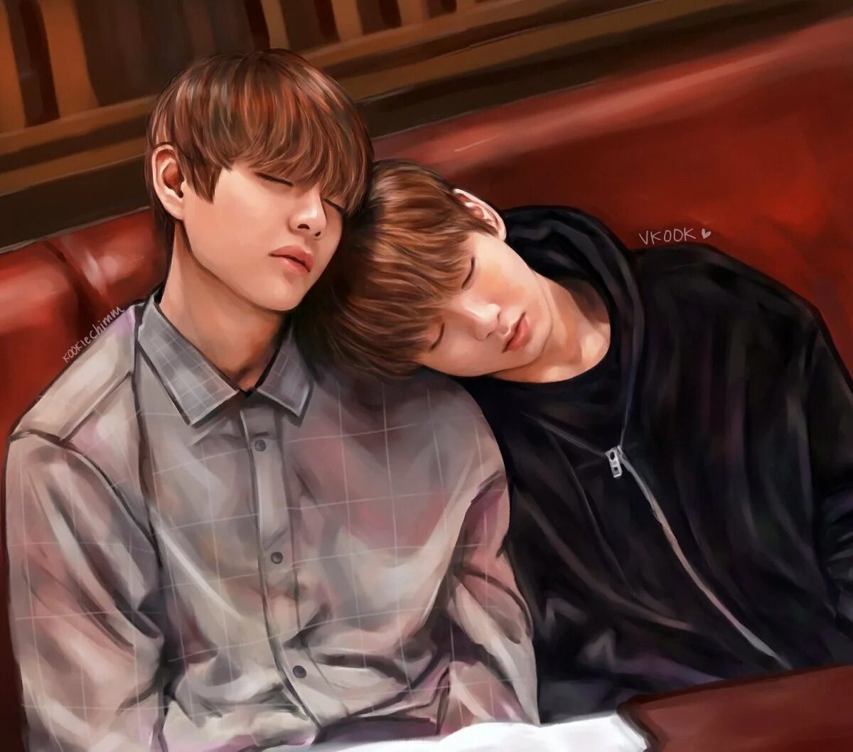 БТС арт 18 Вигуки. BTS Вигуки арт. BTS taekook Art. BTS Vkook Art. Фф вигуки сладкие