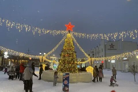 Елки на горке