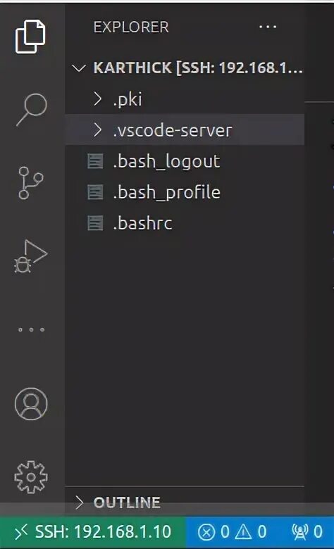 Vscode remote ssh. Remote settings.