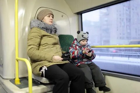 Я и мама в автобусе