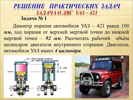 Что называется рабочим объемом цилиндра