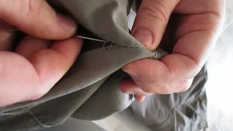 Как зашить куртку невидимым швом под мышками
