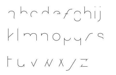 Line font
