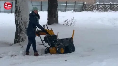 Обкатка снегоуборщика