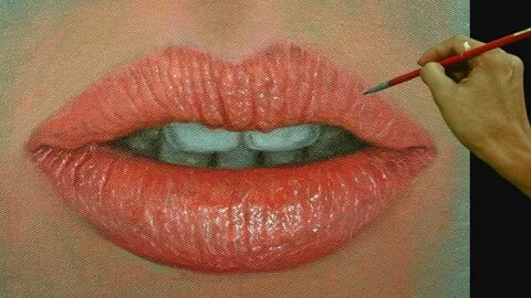Губы в paint