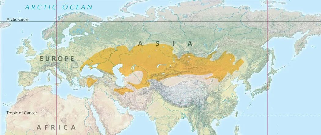 Народ северной евразии является. Карта Великой степи Евразии. Степи Евразии карта. Степная зона Евразии карта. Великая степь на карте мира.