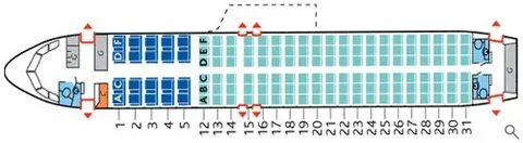 Airbus a320 200 схема салона