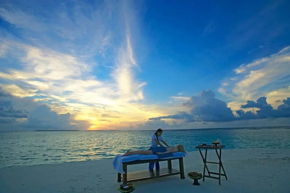 Beach massage. Массаж на берегу океана. Море релакс. Море расслабление. Релакс на берегу моря.