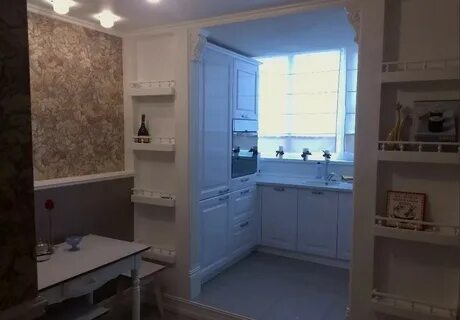 Планировка кухни на балконе в квартире