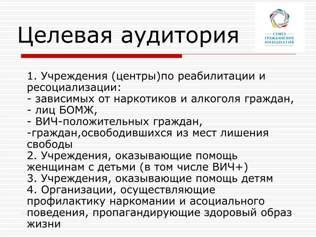 Решение проблемы целевой аудитории