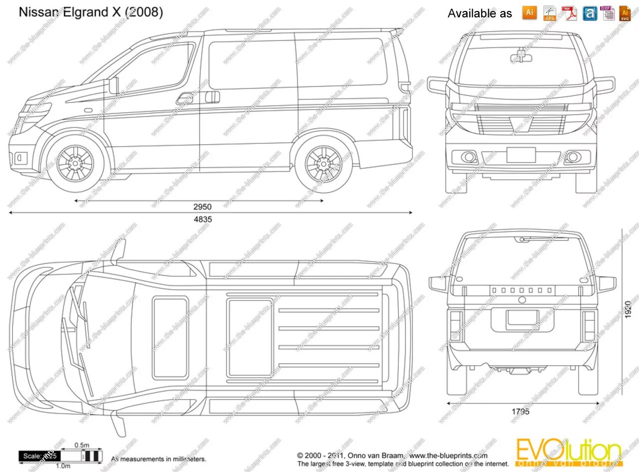 Размер honda stepwgn. Габариты Nissan Elgrand 2003. Габариты Ниссан Эльгранд е51. Ширина Ниссан Эльгранд е51. Nissan Elgrand кузов e50 габариты.